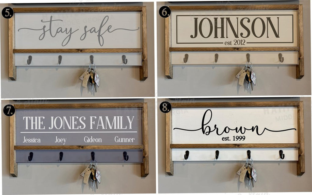 Key/Coat Racks Hammer & Stain Covington