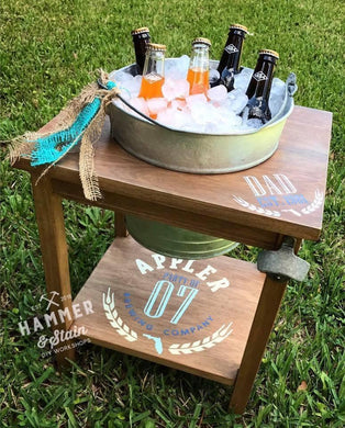 Beer/Beverage Bucket Table