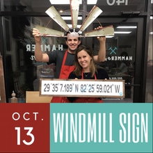 10/13/2017 (6pm) Windmill Coordinates Sign (Ocala)