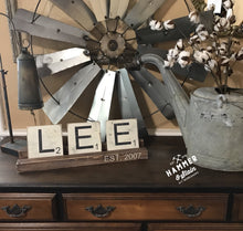 01/07/18 (12pm) Scrabble Tile Name Sign